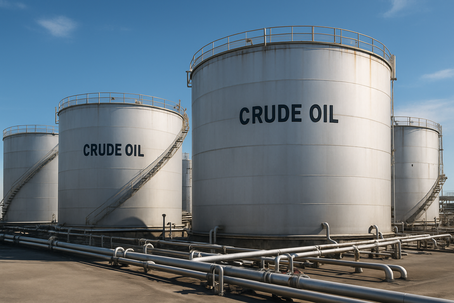 Petroleum storage tanks