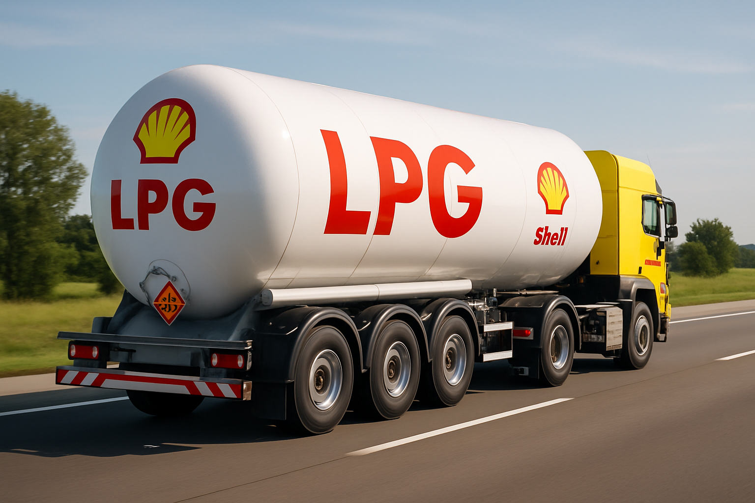 LPG Transport Truck